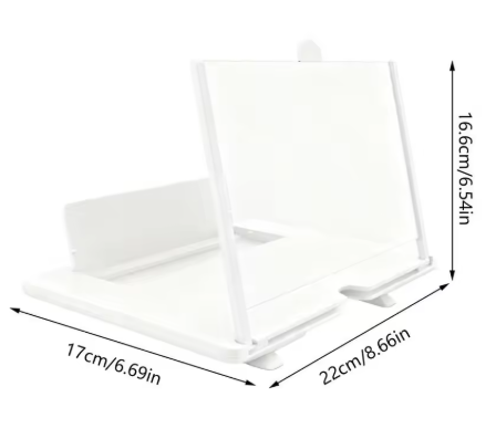 Lupa Amplificadora de Pantalla para Móvil con Soporte Plegable